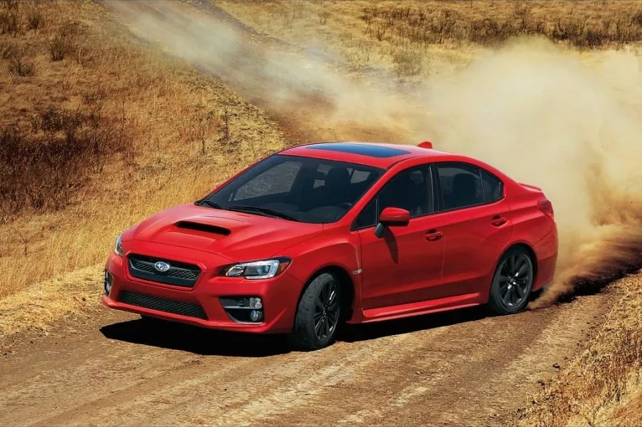 סובארו WRX בדריפט