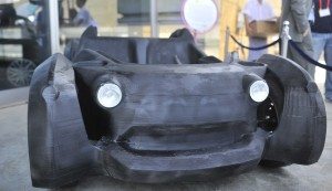 אקומושן 2015 כלי רכב שהודפס במדפסת תלת-מימד
