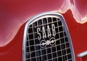 Front badge, Saab 95 and 96, MY1963-1964