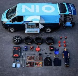 NIO הסינית מביאה את המוסך עד ללקוחות שלה