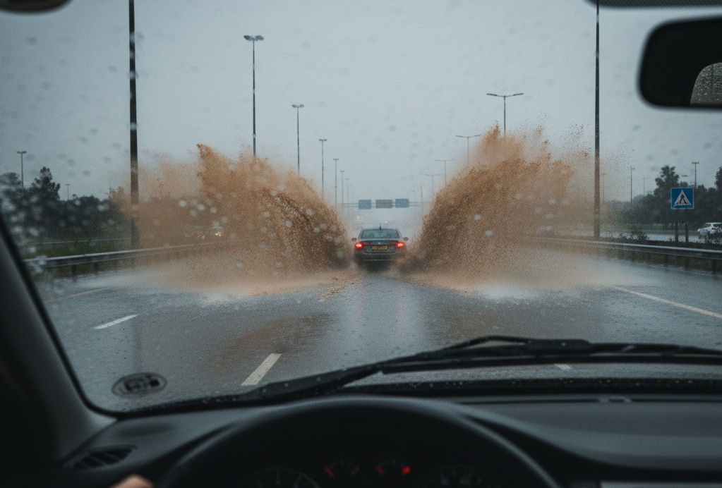 כך תנהגו נכון בגשם