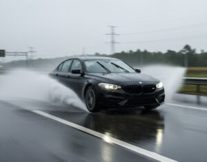 כך נוהגים נכון ובטוח על כביש רטוב