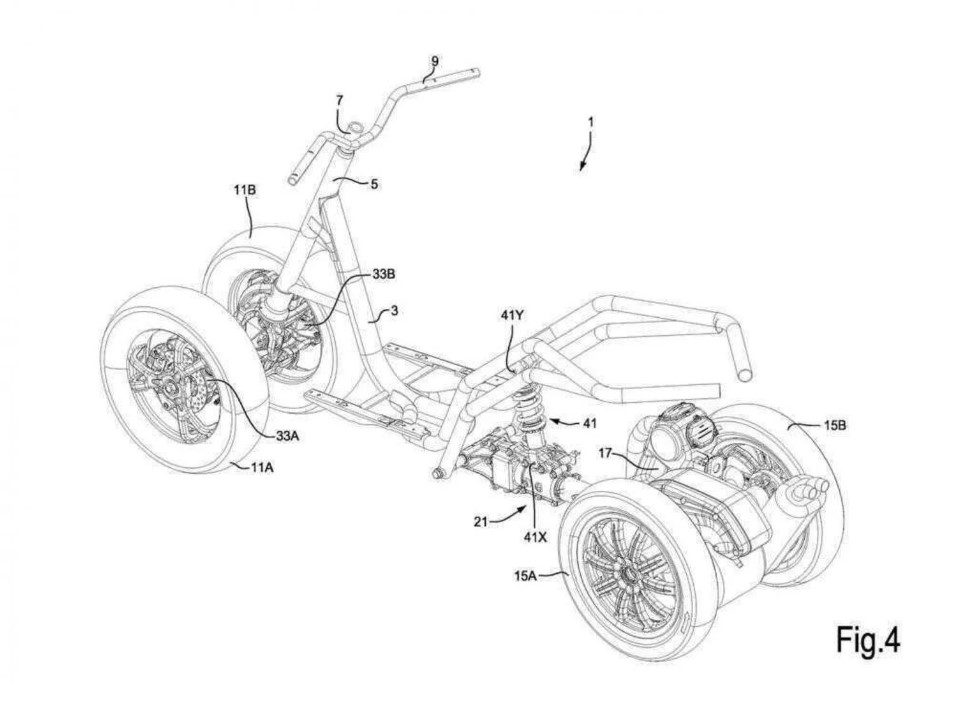 פיאג'יו מפתחת אופנוע ארבעה-גלגלי. אבל למה?