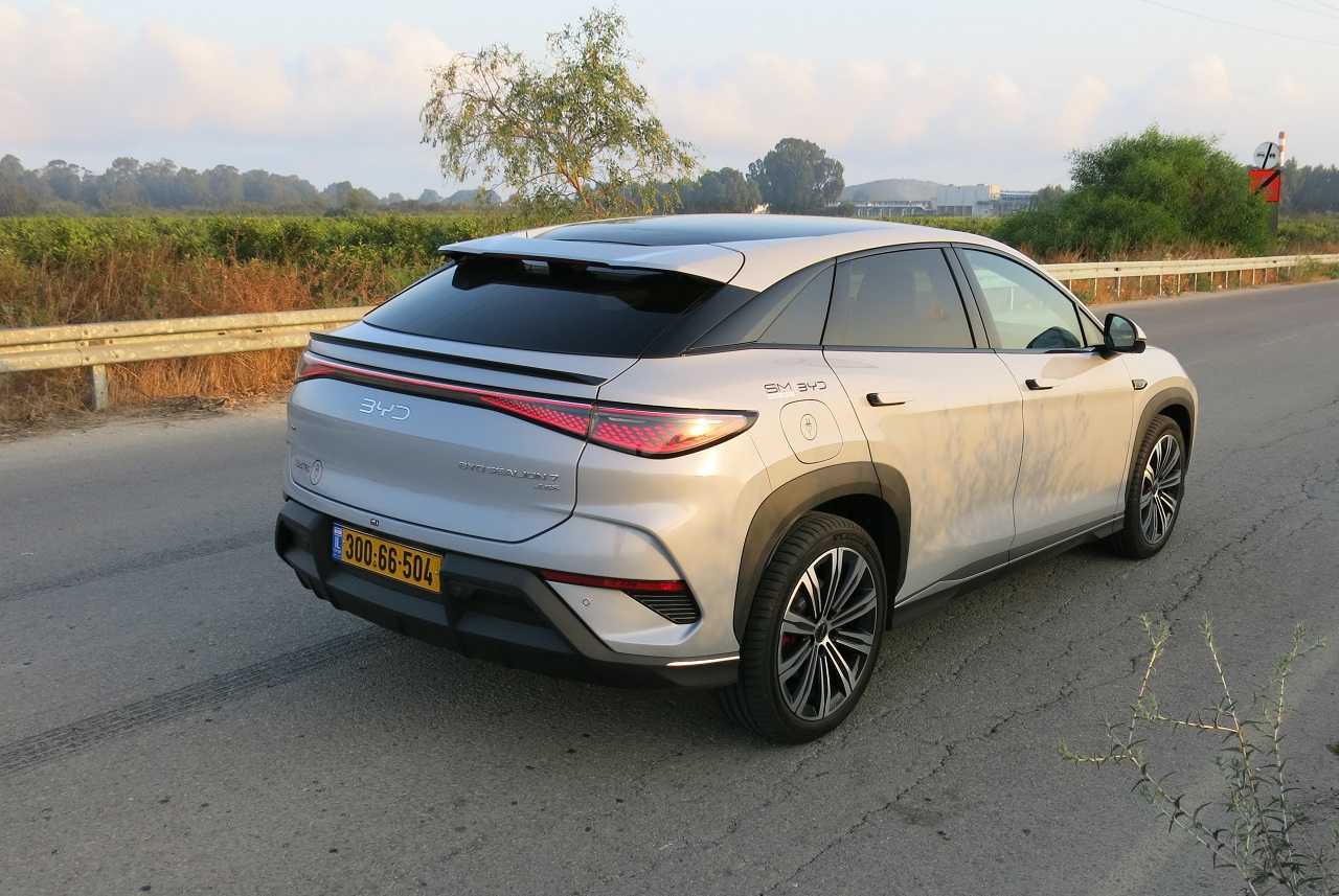BYD סיליאון 7 במבחן ישראלי
