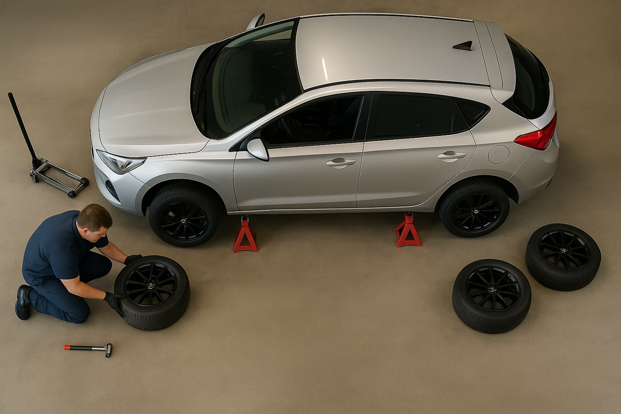 הצלבת צמיגים ברכב. מתי, למה וכמה?