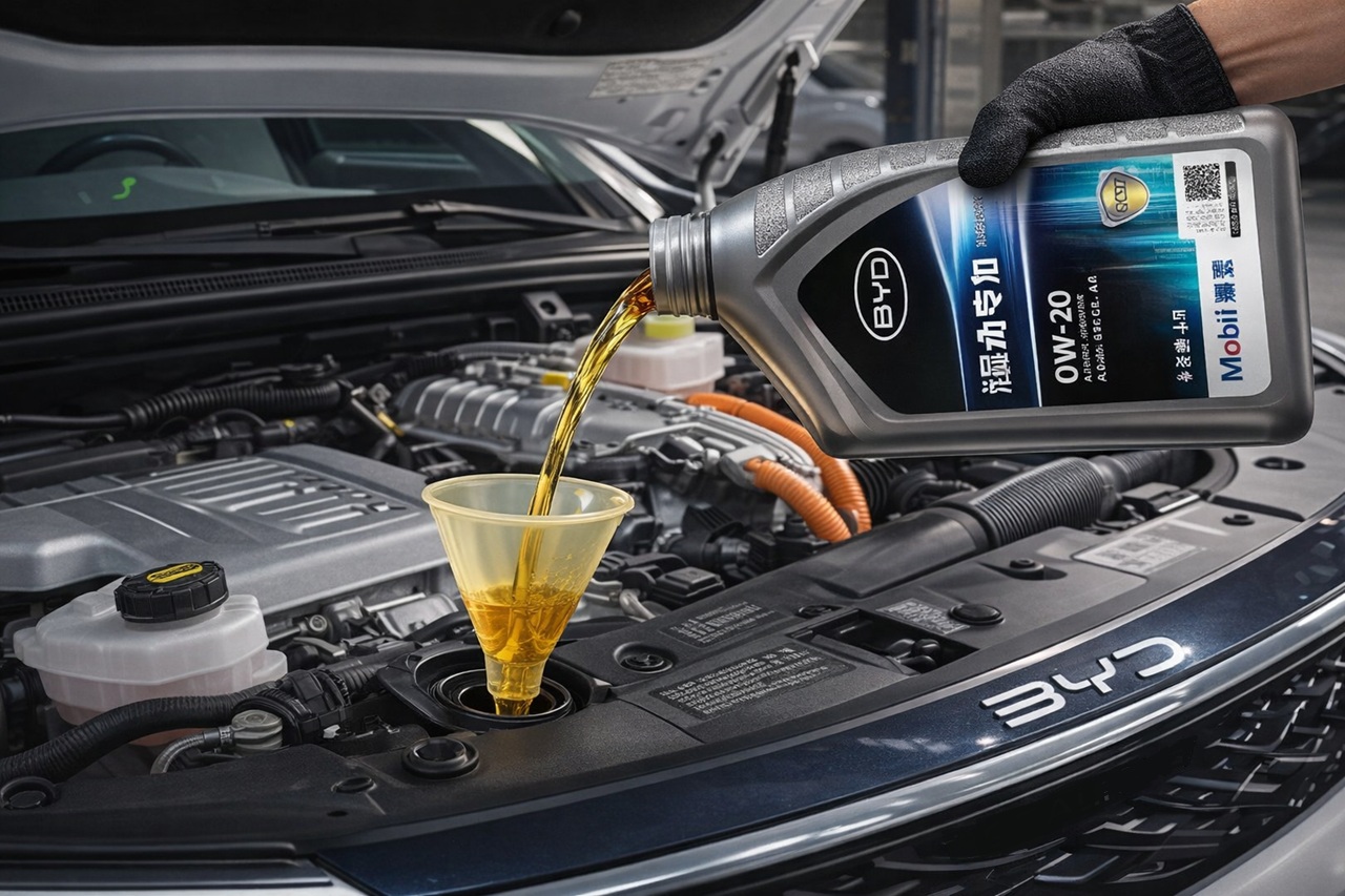 שיתוף פעולה בין BYD ל'מובייל' הניב שמנים ייעודיים למנועי היברידיות-נטענות, ואנחנו תופסים בדש הז'קט שלכם כדי שלא תאמרו שלא העירו אתכם בזמן