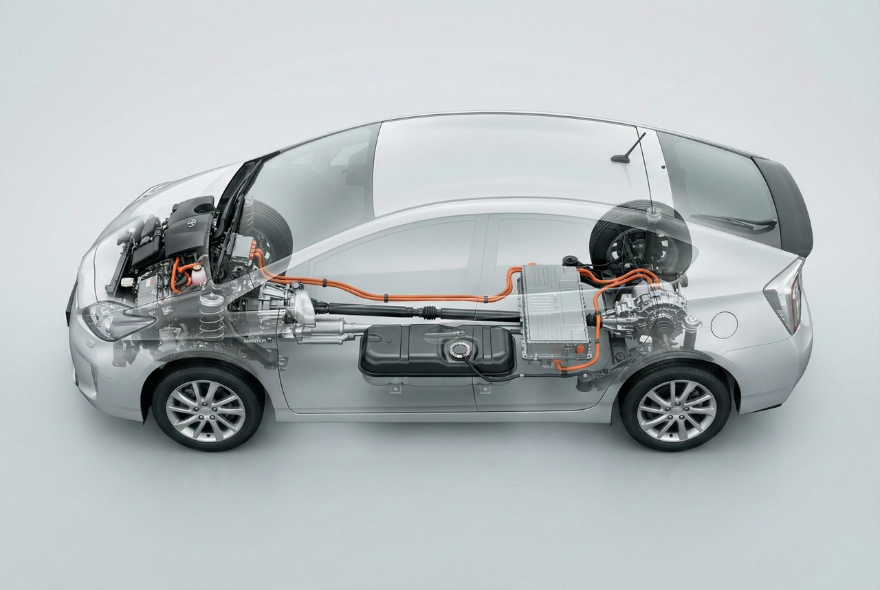 בעידן שבו יצרניות סיניות בונות מכלולי הנעה מאוחדים ומסובכים טויוטה נוסעת לכיוון ההפוך כדי לחלק טוב יותר את המשקל של כלי רכב ולשפר את היכולת הדינמית