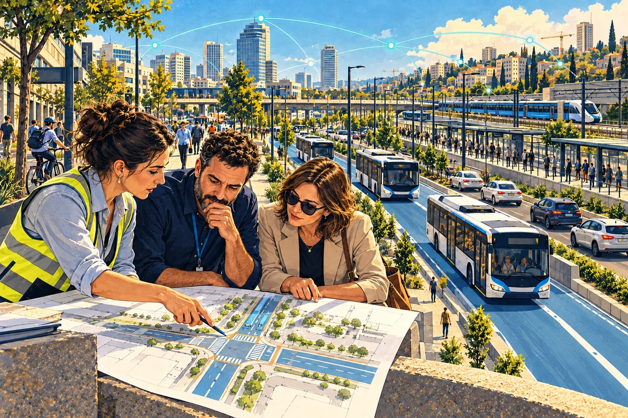 במקום חמש רשויות תחבורה ציבורית: רשות לאומית אחת